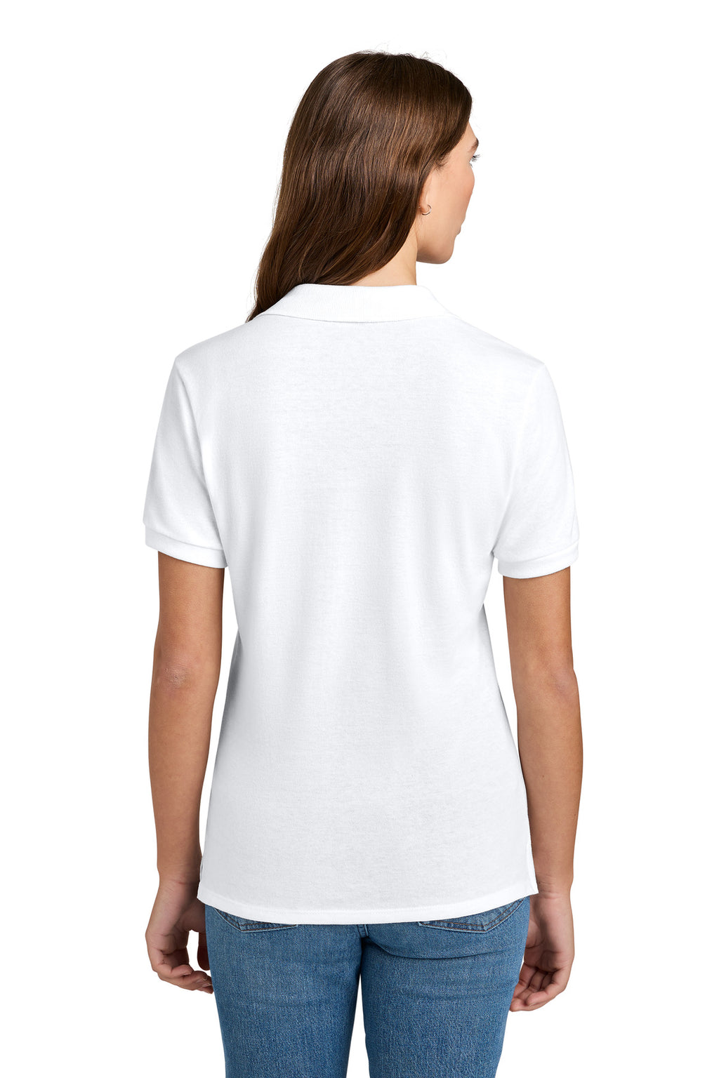 Jerzees Women's Dri-Power Sport Shirt 437W - White - back