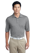 DISCONTINUED Nike Dri-FIT Heather Polo. 474231 - Carbon Heather - front
