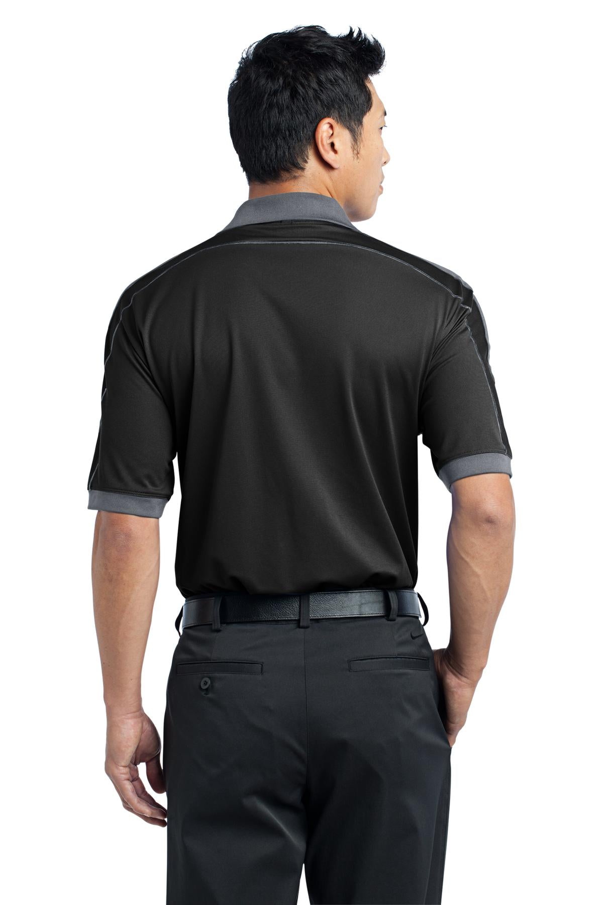 DISCONTINUED Nike Dri-FIT N98 Polo. 474237 - Black/Cool Grey - back