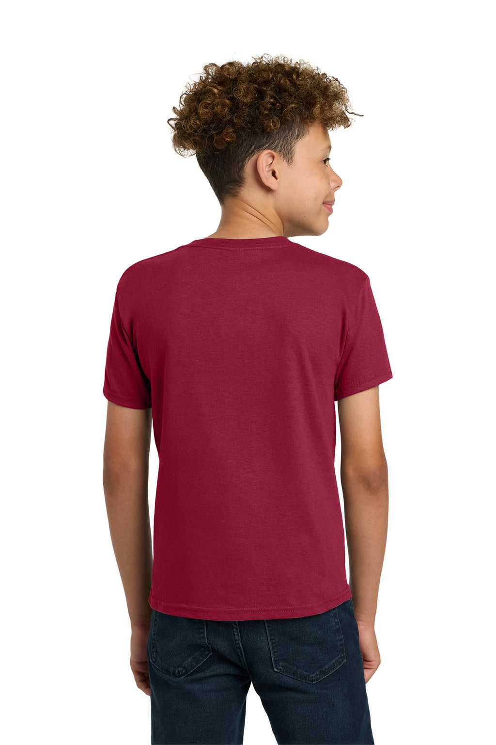 Gildan - Youth Heavy Cotton 100% Cotton T-Shirt. 5000B - Cardinal Red - back