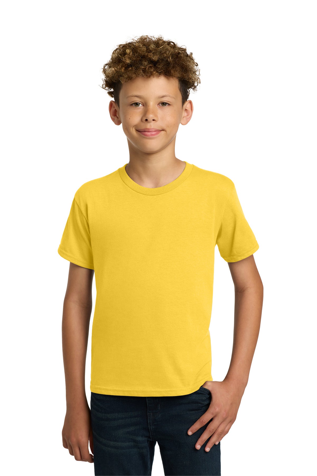 Gildan - Youth Heavy Cotton 100% Cotton T-Shirt. 5000B - Daisy - front