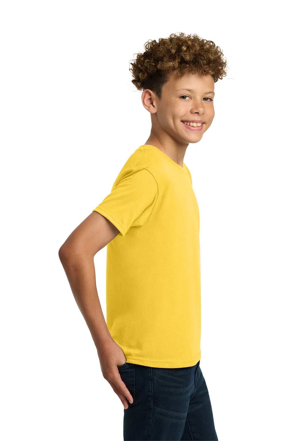 Gildan - Youth Heavy Cotton 100% Cotton T-Shirt. 5000B - Daisy - side