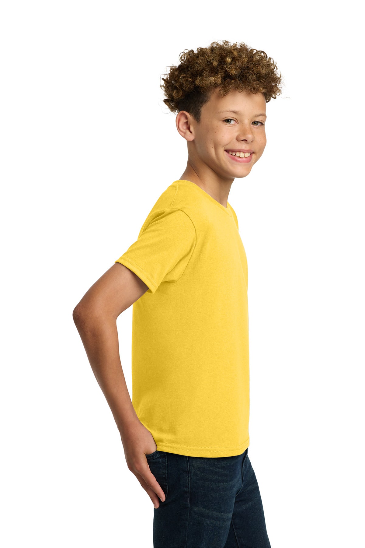 Gildan - Youth Heavy Cotton 100% Cotton T-Shirt. 5000B - Daisy - side