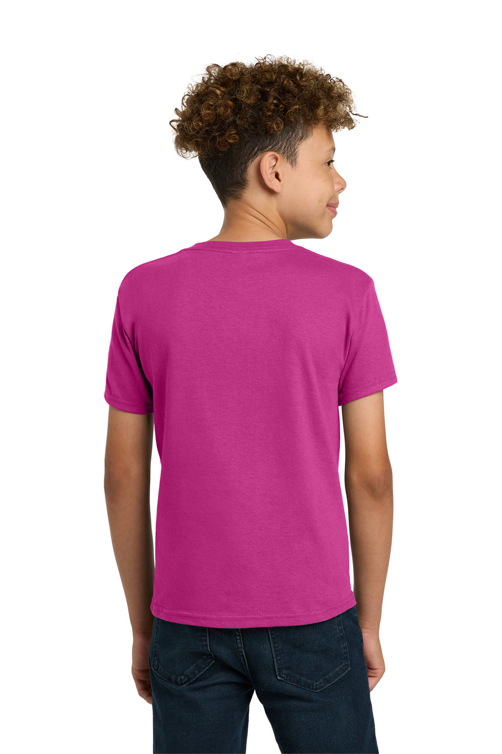 Gildan - Youth Heavy Cotton 100% Cotton T-Shirt. 5000B - Heliconia - back