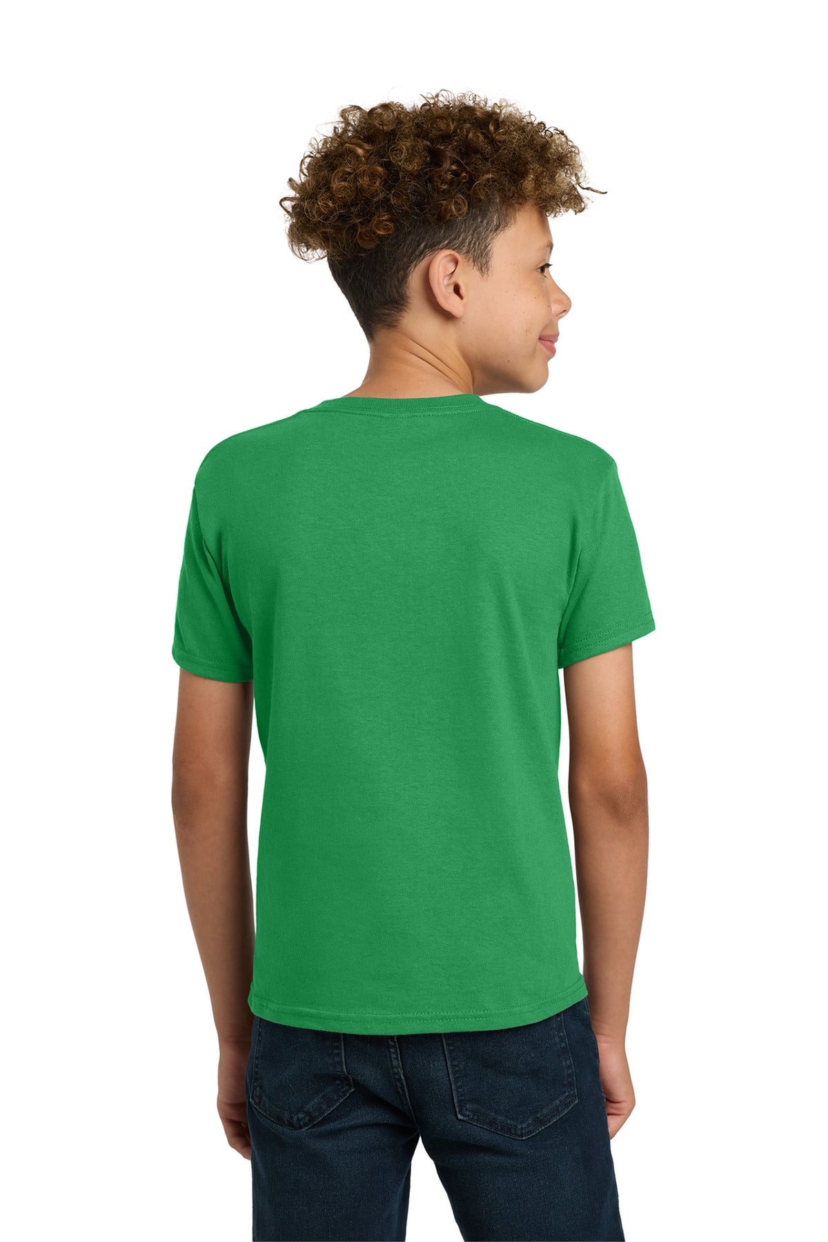 Gildan - Youth Heavy Cotton 100% Cotton T-Shirt. 5000B - Irish Green - back