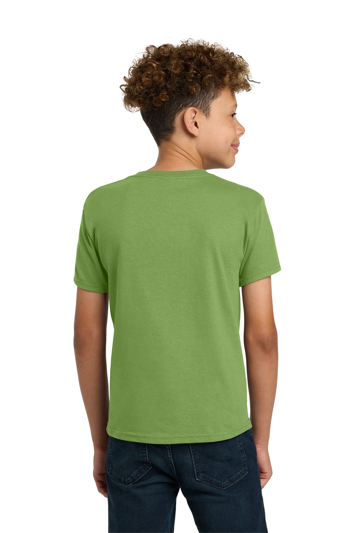 Gildan - Youth Heavy Cotton 100% Cotton T-Shirt. 5000B - Kiwi - back