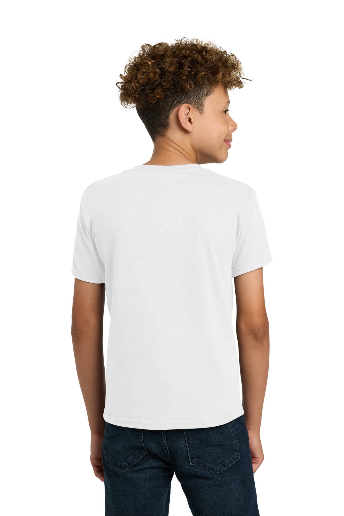 Gildan - Youth Heavy Cotton 100% Cotton T-Shirt. 5000B - White - back