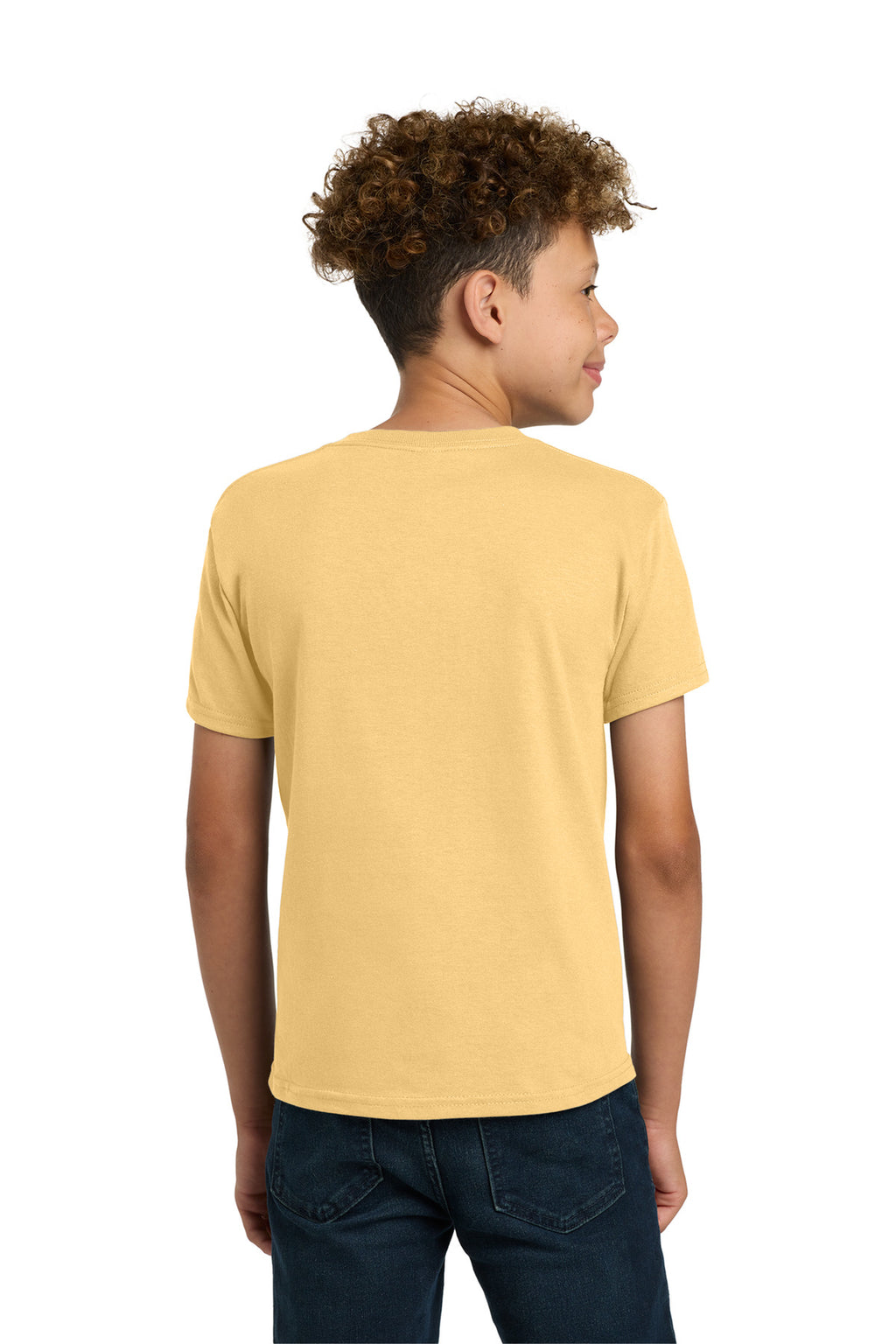 Gildan - Youth Heavy Cotton 100% Cotton T-Shirt. 5000B - Yellow Haze - back