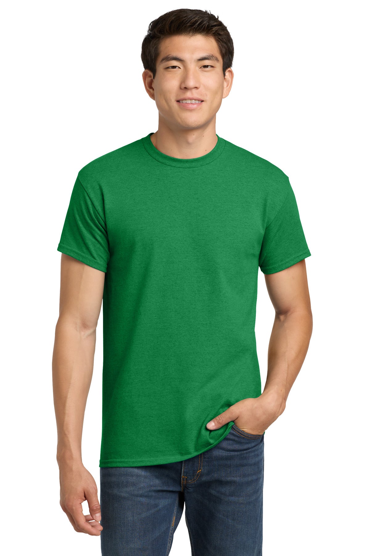 Gildan - Heavy Cotton 100% Cotton T-Shirt. 5000 - Antique Irish Green - front