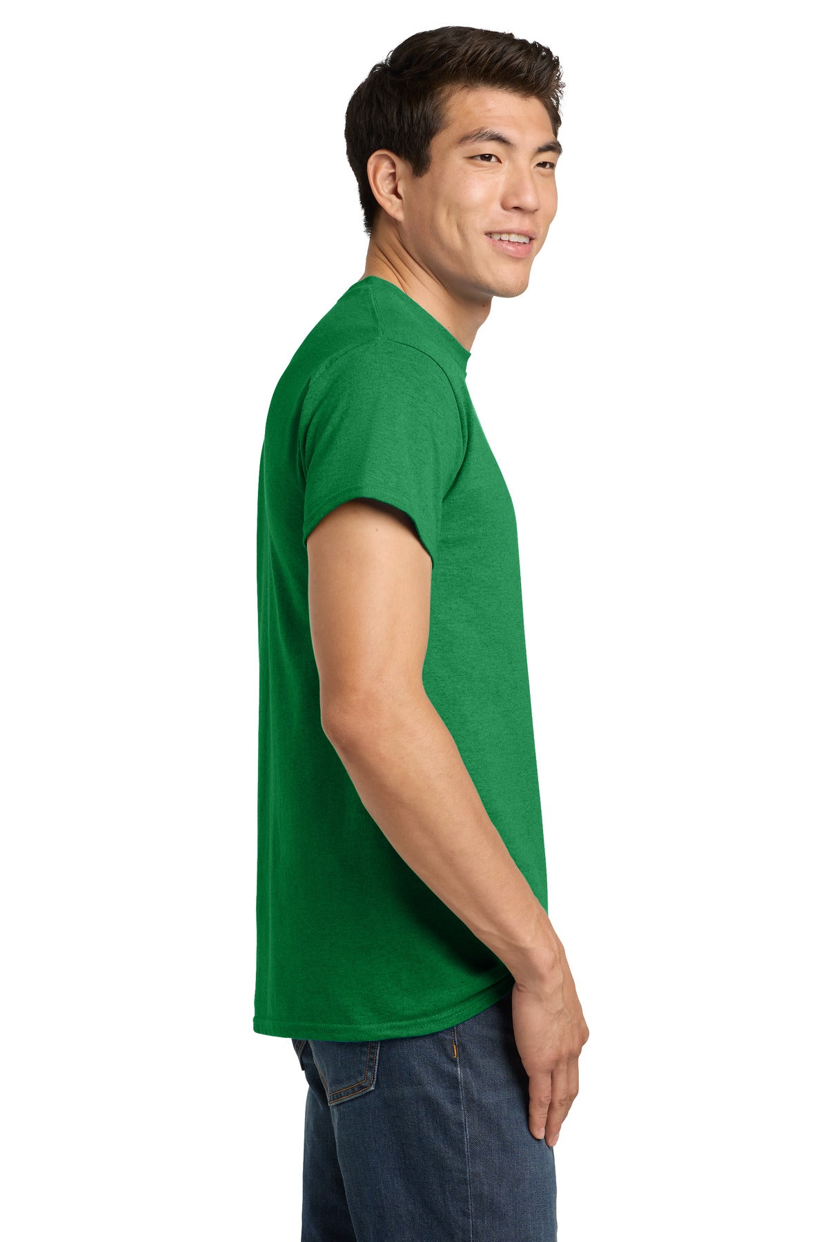 Gildan - Heavy Cotton 100% Cotton T-Shirt. 5000 - Antique Irish Green - side
