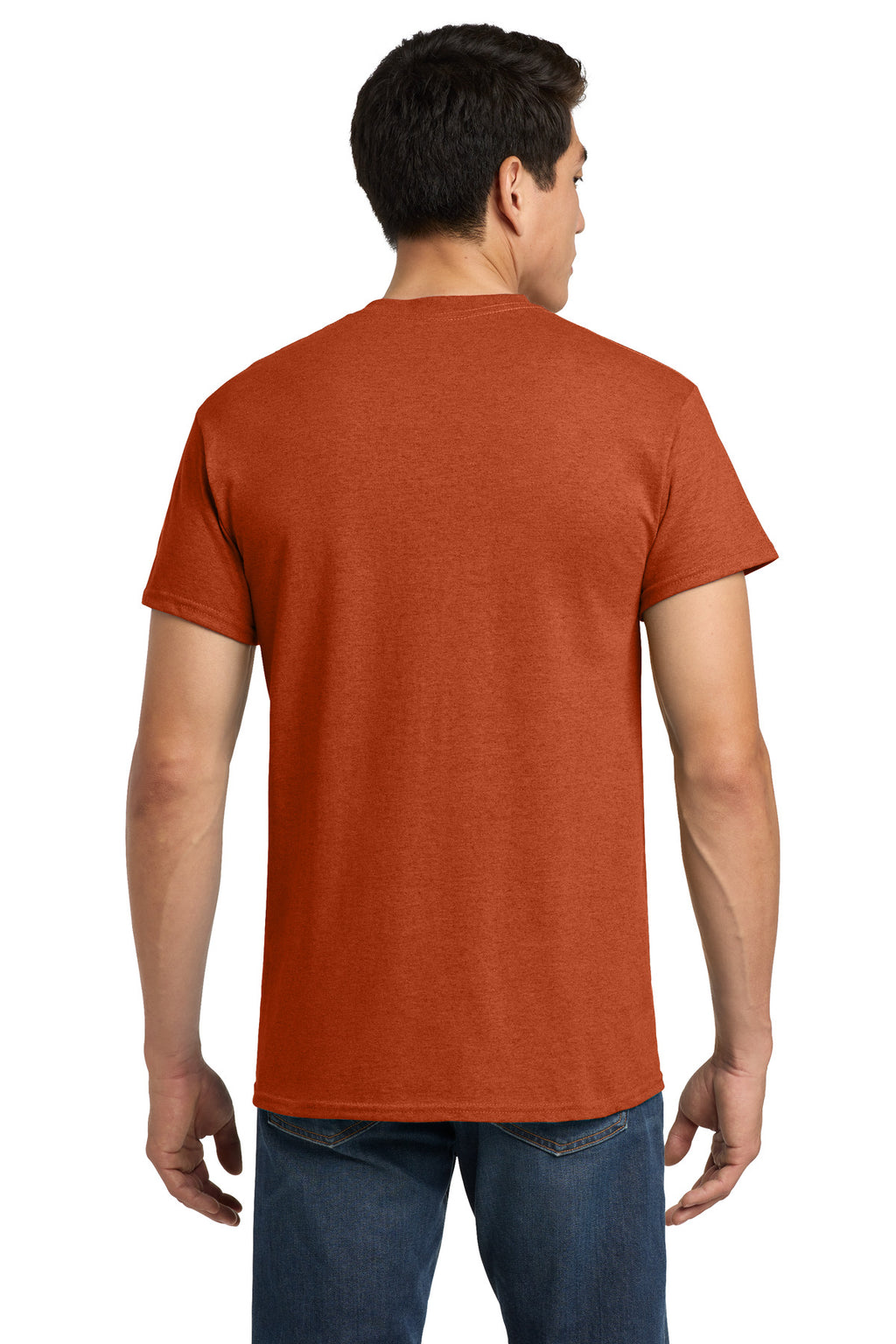 Gildan - Heavy Cotton 100% Cotton T-Shirt. 5000 - Antique Orange - back