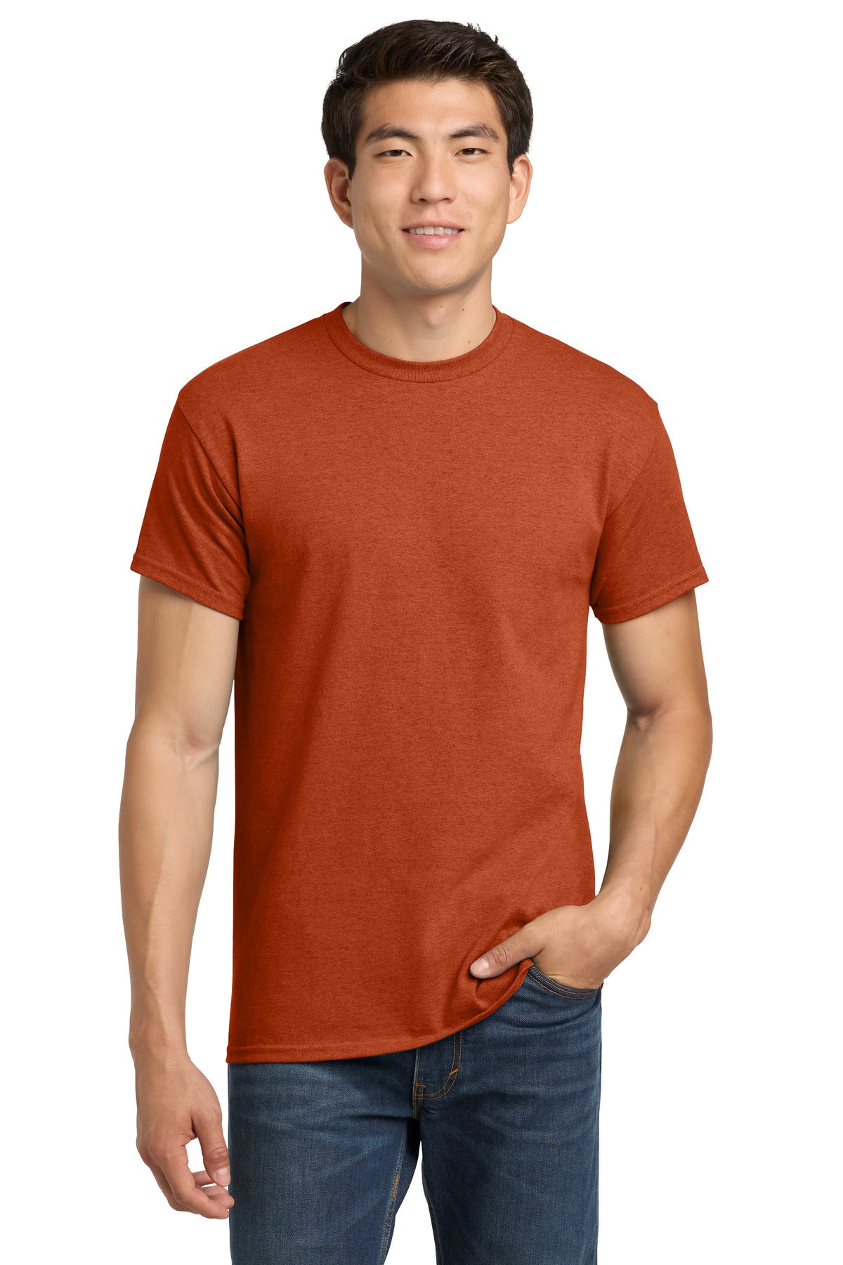 Gildan - Heavy Cotton 100% Cotton T-Shirt. 5000 - Antique Orange - front
