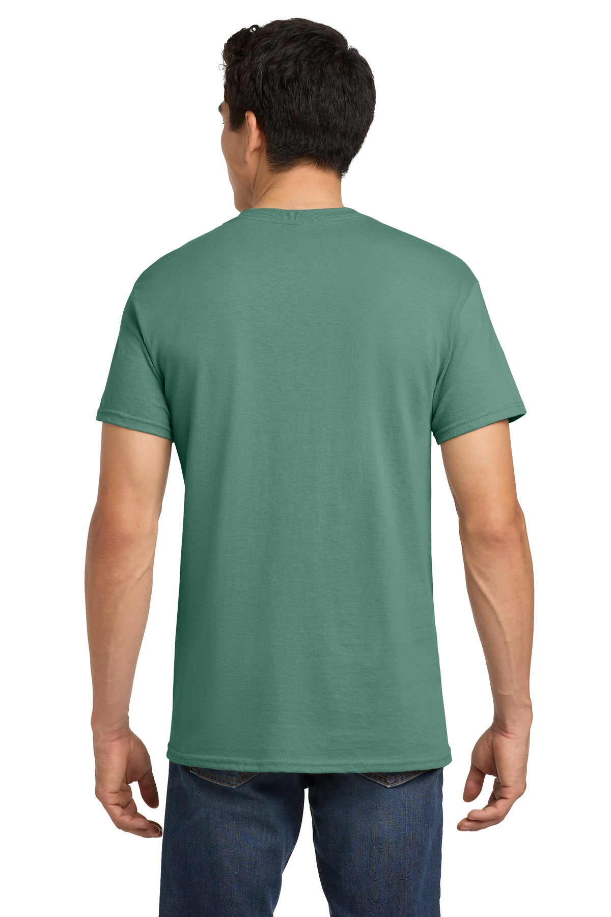 Gildan - Heavy Cotton 100% Cotton T-Shirt. 5000 - Aquatic - back