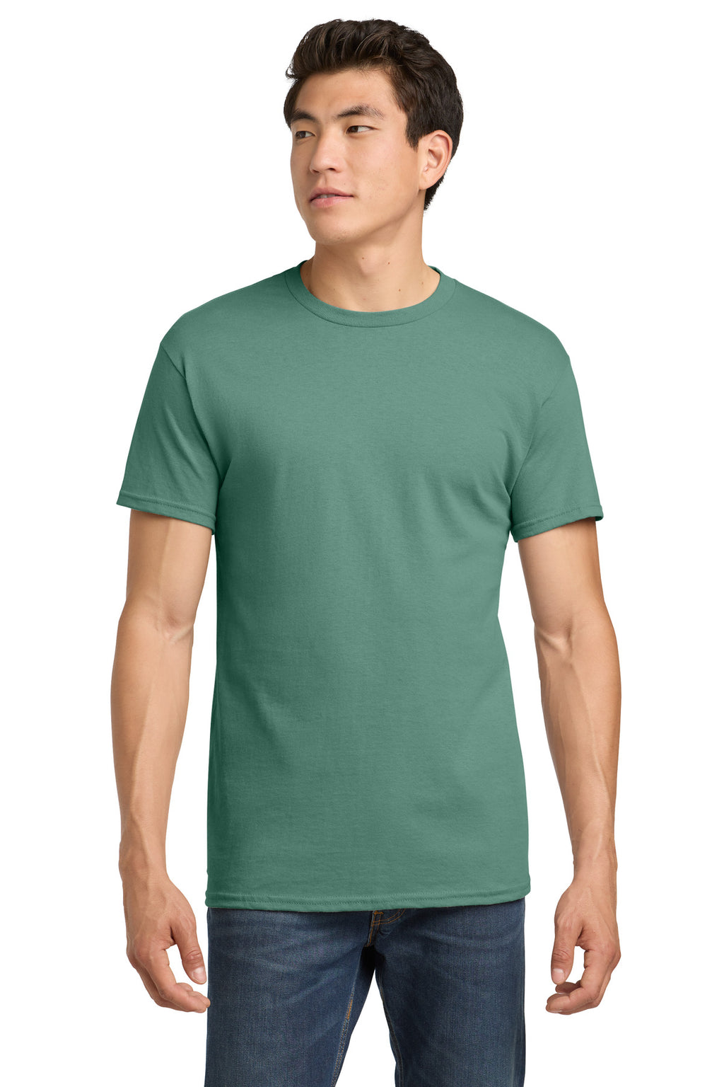 Gildan - Heavy Cotton 100% Cotton T-Shirt. 5000 - Aquatic - front