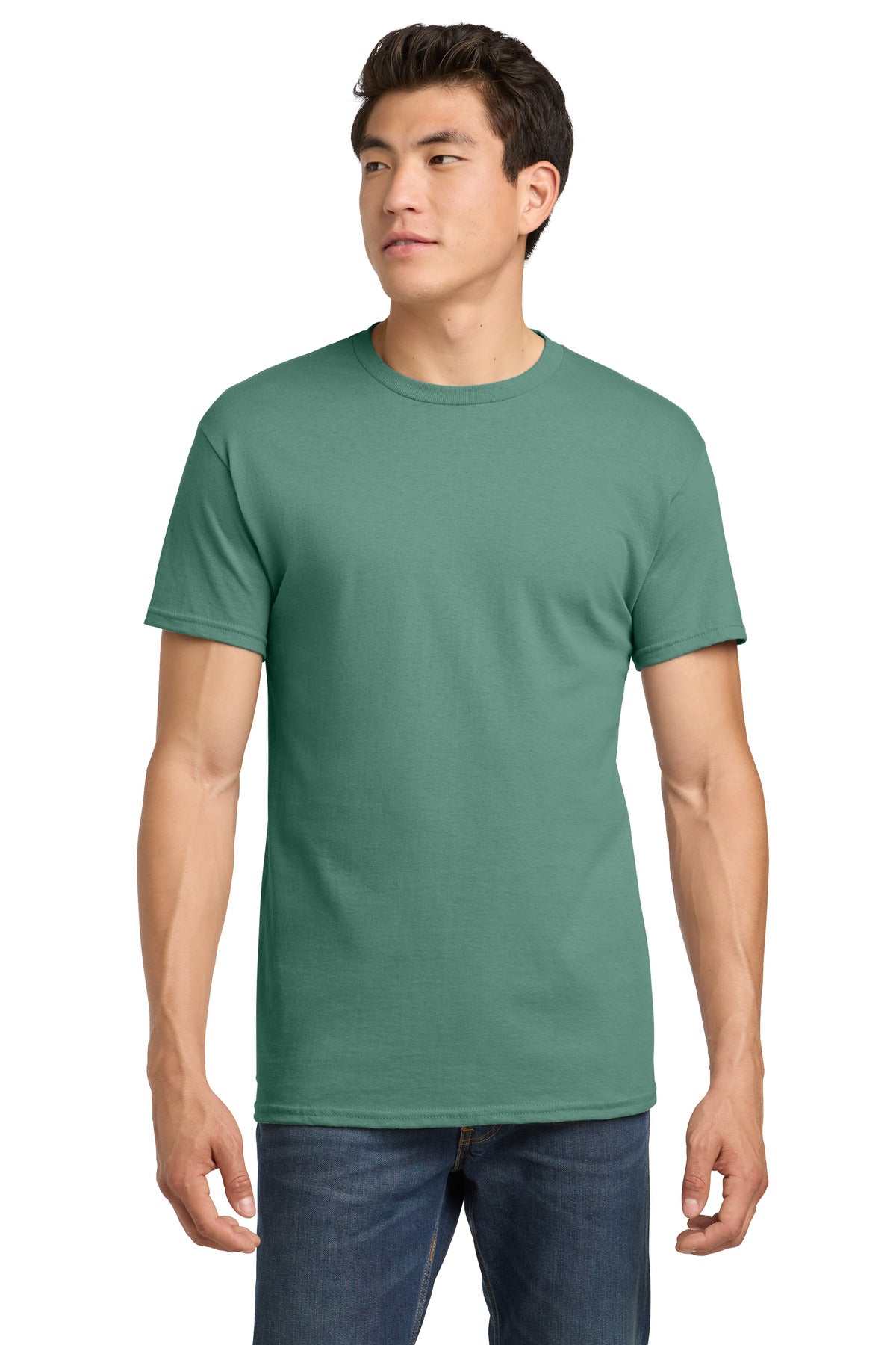 Gildan - Heavy Cotton 100% Cotton T-Shirt. 5000 - Aquatic - front