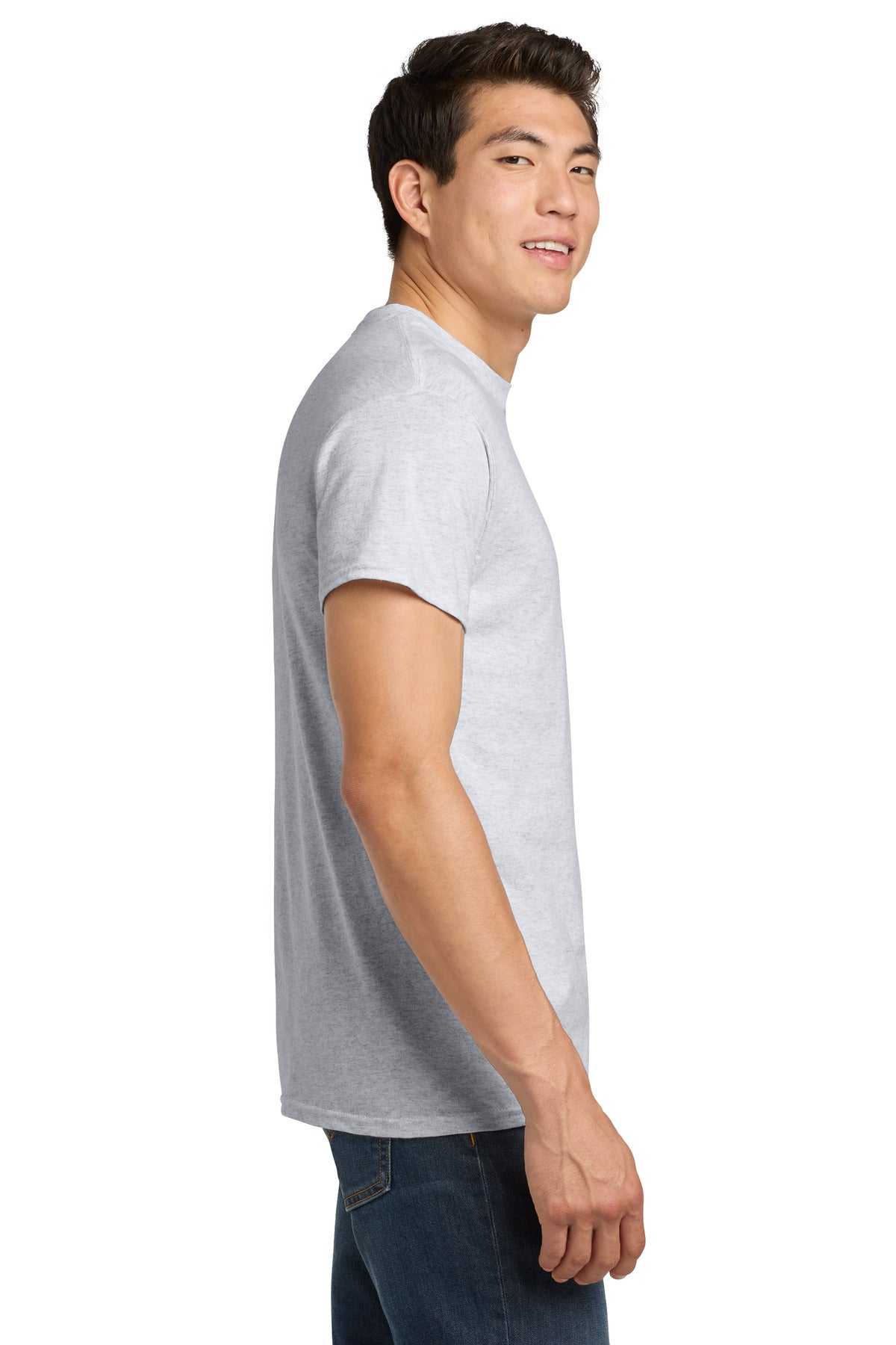 Gildan - Heavy Cotton 100% Cotton T-Shirt. 5000 - Ash - side
