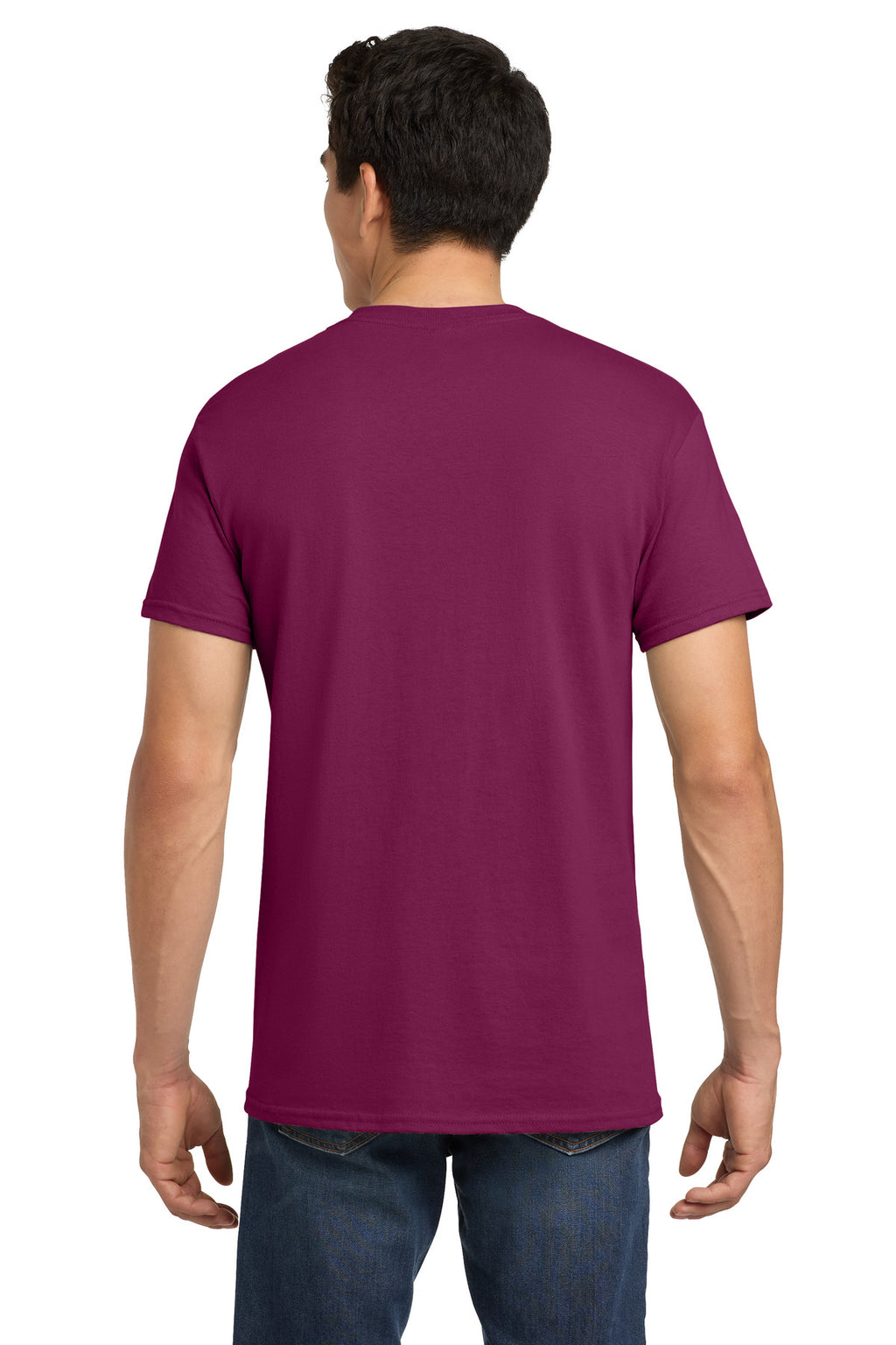 Gildan - Heavy Cotton 100% Cotton T-Shirt. 5000 - Berry - back