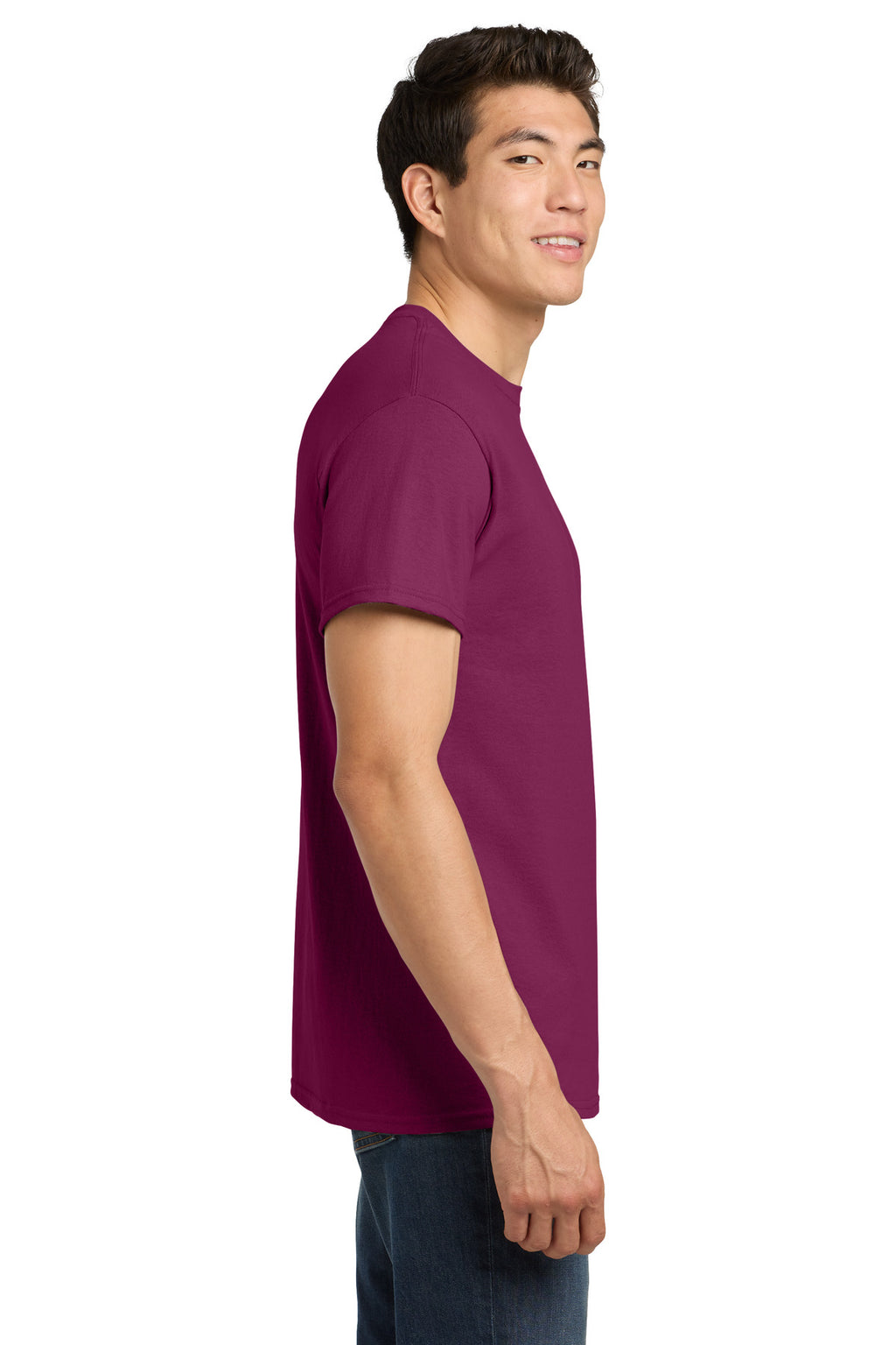 Gildan - Heavy Cotton 100% Cotton T-Shirt. 5000 - Berry - side