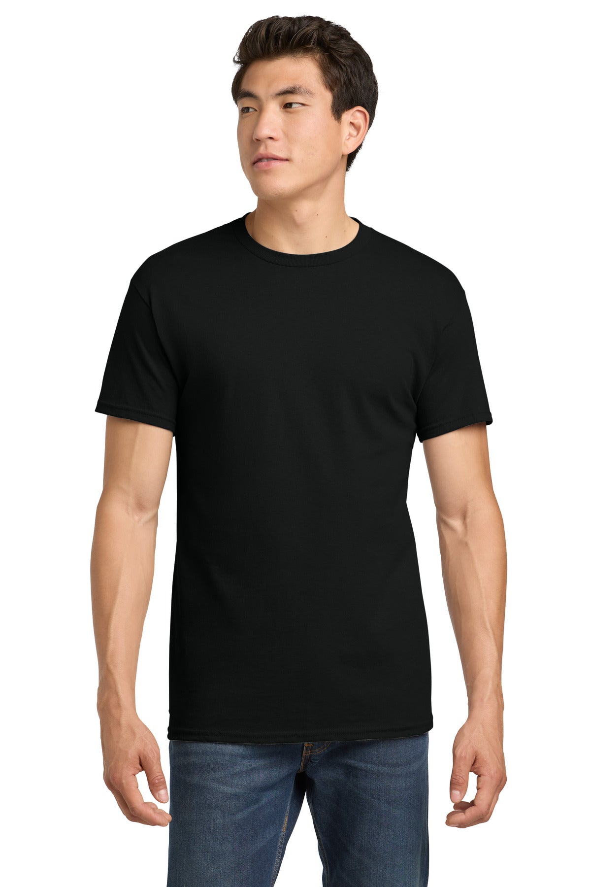 Gildan - Heavy Cotton 100% Cotton T-Shirt. 5000 - Black - front