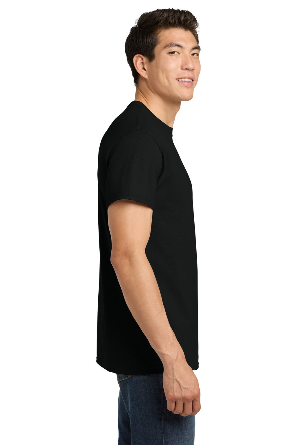 Gildan - Heavy Cotton 100% Cotton T-Shirt. 5000 - Black - side
