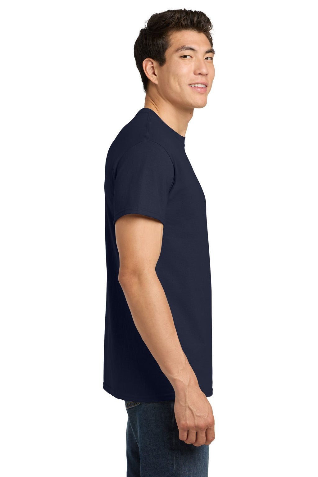 Gildan - Heavy Cotton 100% Cotton T-Shirt. 5000 - Blackberry - side