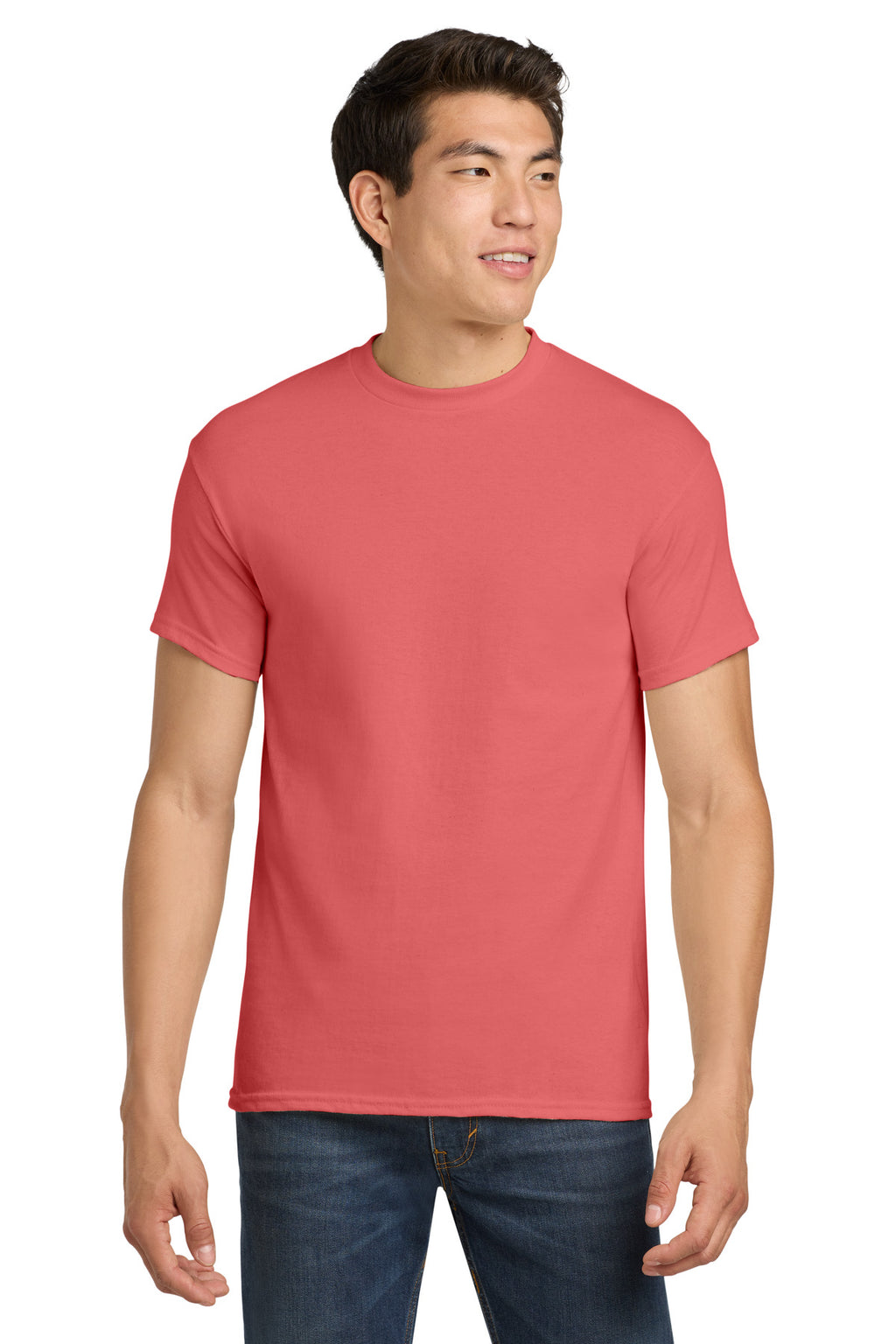 Gildan - Heavy Cotton 100% Cotton T-Shirt. 5000 - Coral Silk - front