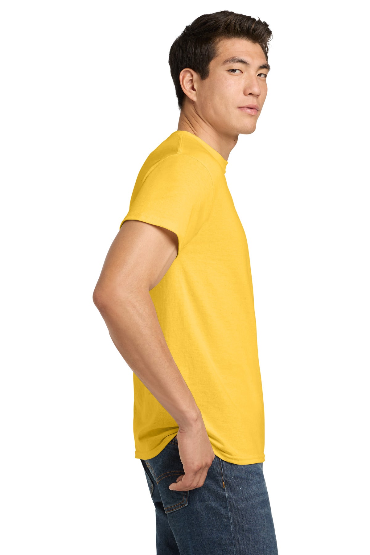 Gildan - Heavy Cotton 100% Cotton T-Shirt. 5000 - Daisy - side