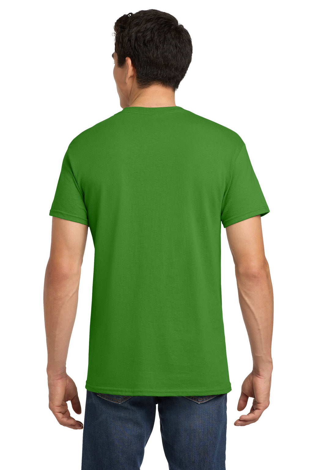 Gildan - Heavy Cotton 100% Cotton T-Shirt. 5000 - Electric Green - back