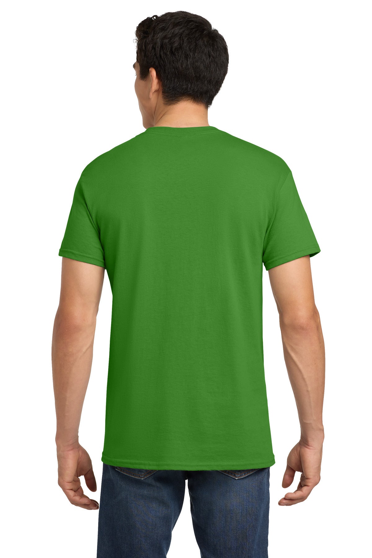 Gildan - Heavy Cotton 100% Cotton T-Shirt. 5000 - Electric Green - back