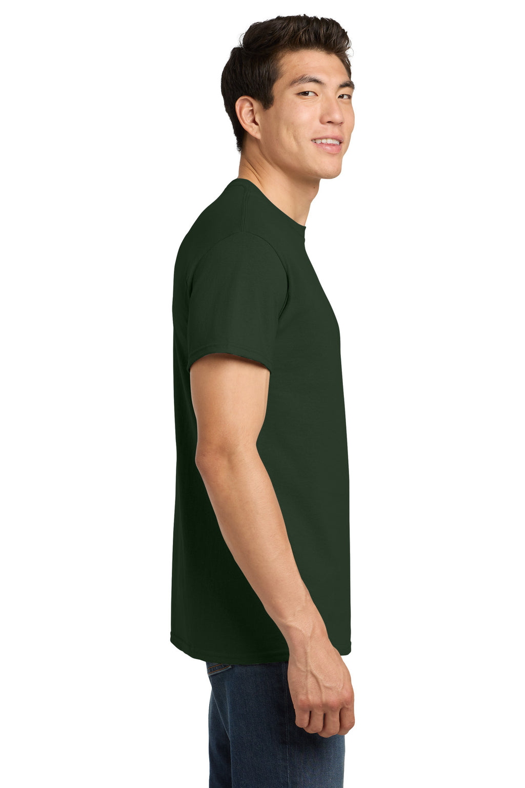 Gildan - Heavy Cotton 100% Cotton T-Shirt. 5000 - Forest - side