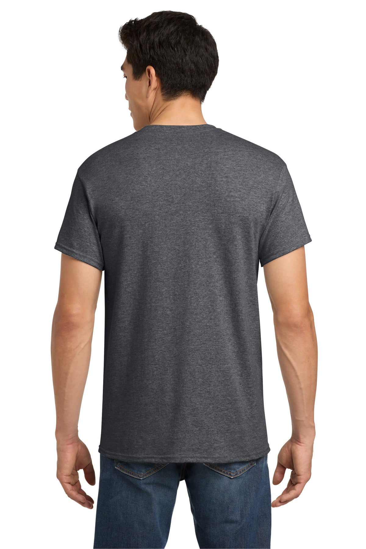 Gildan - Heavy Cotton 100% Cotton T-Shirt. 5000 - Graphite Heather - back