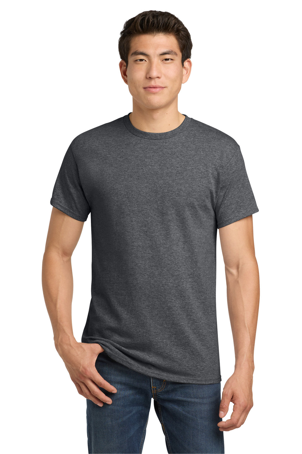 Gildan - Heavy Cotton 100% Cotton T-Shirt. 5000 - Graphite Heather - front