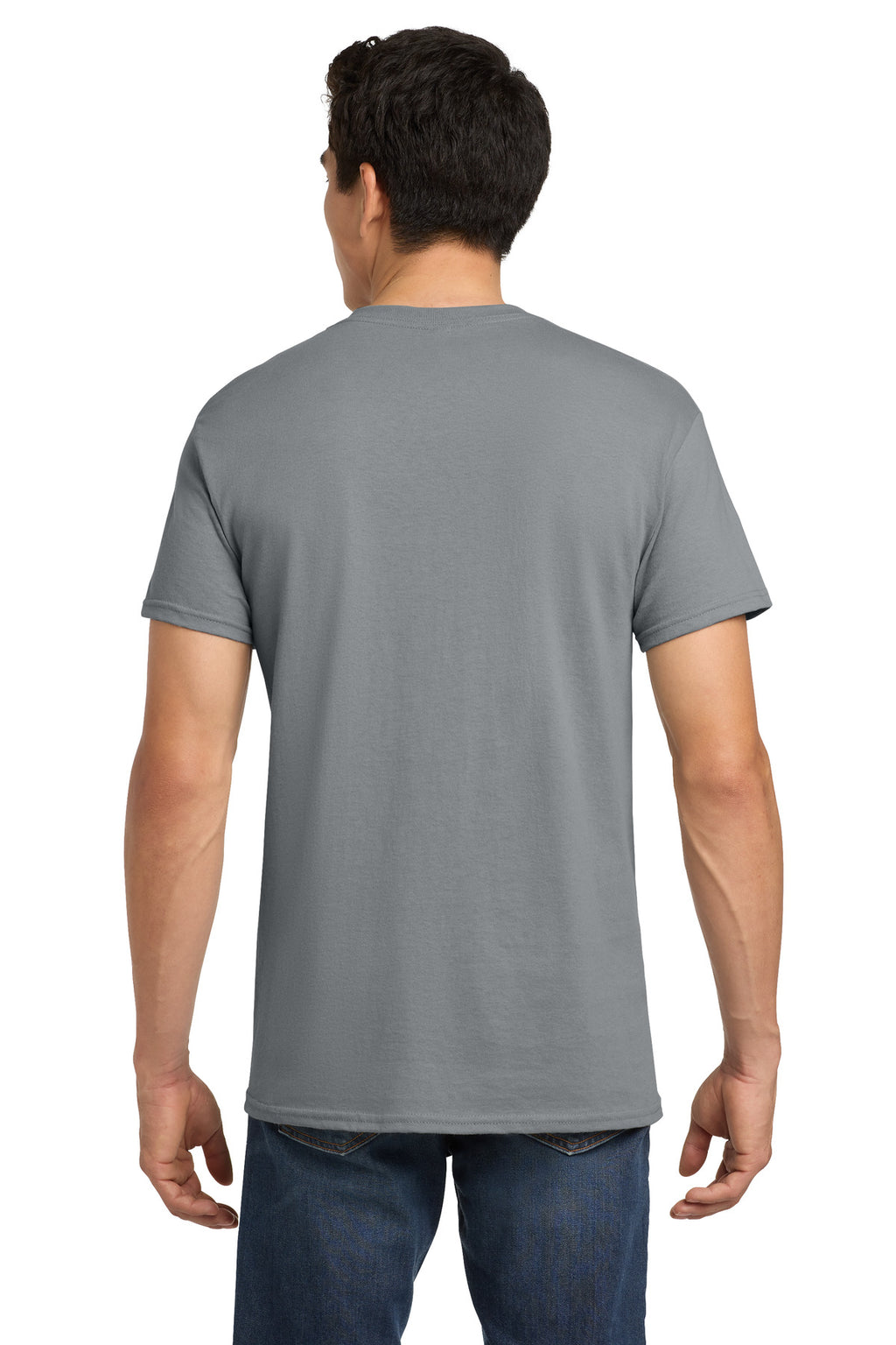Gildan - Heavy Cotton 100% Cotton T-Shirt. 5000 - Gravel - back