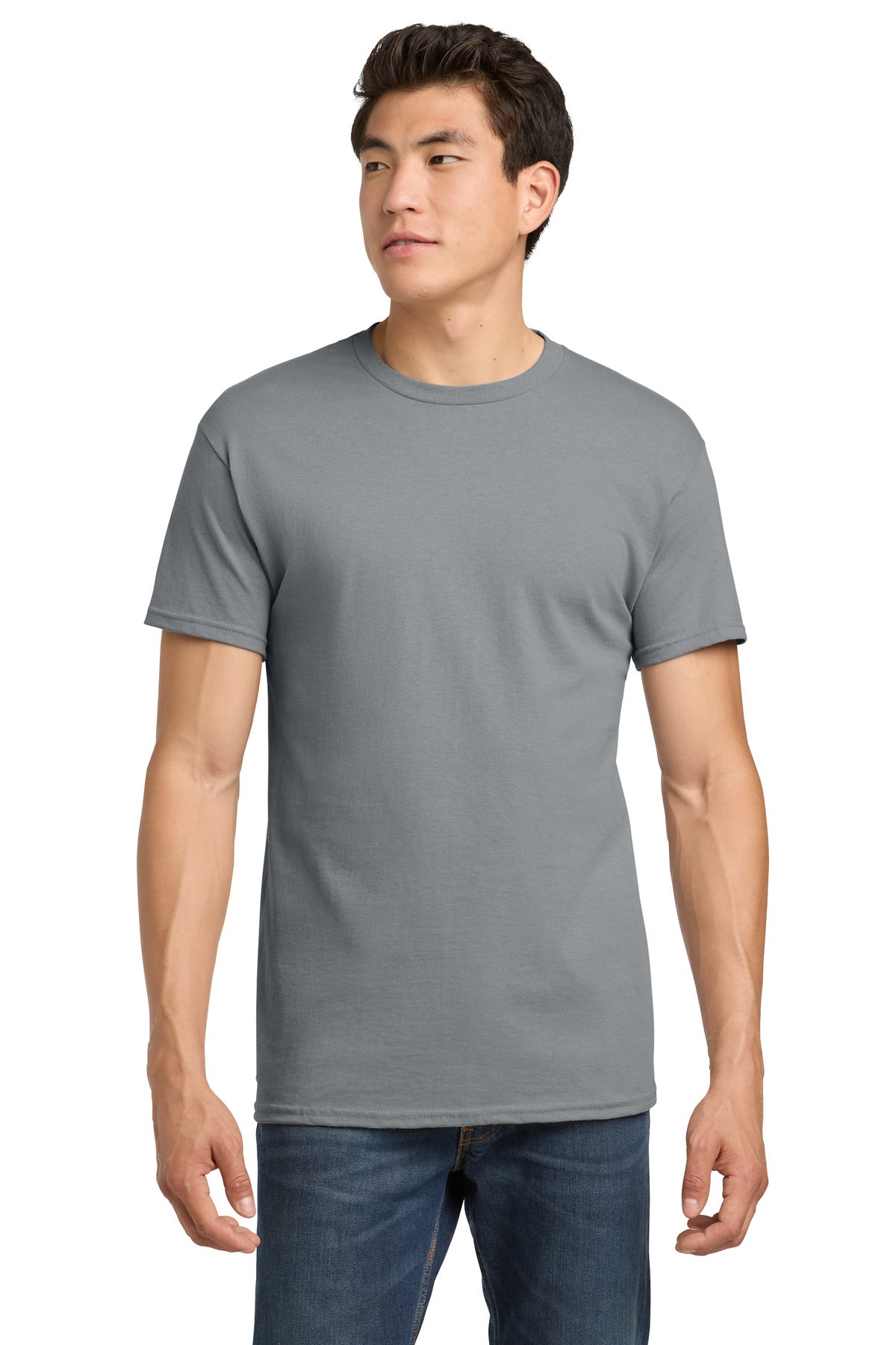 Gildan - Heavy Cotton 100% Cotton T-Shirt. 5000 - Gravel - front