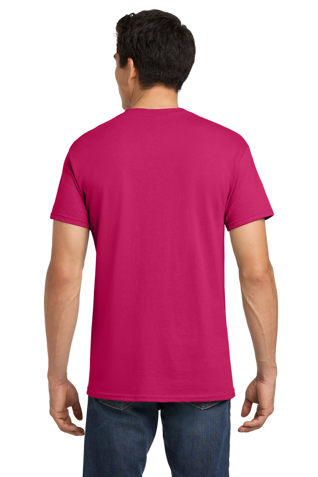 Gildan - Heavy Cotton 100% Cotton T-Shirt. 5000 - Heliconia - back