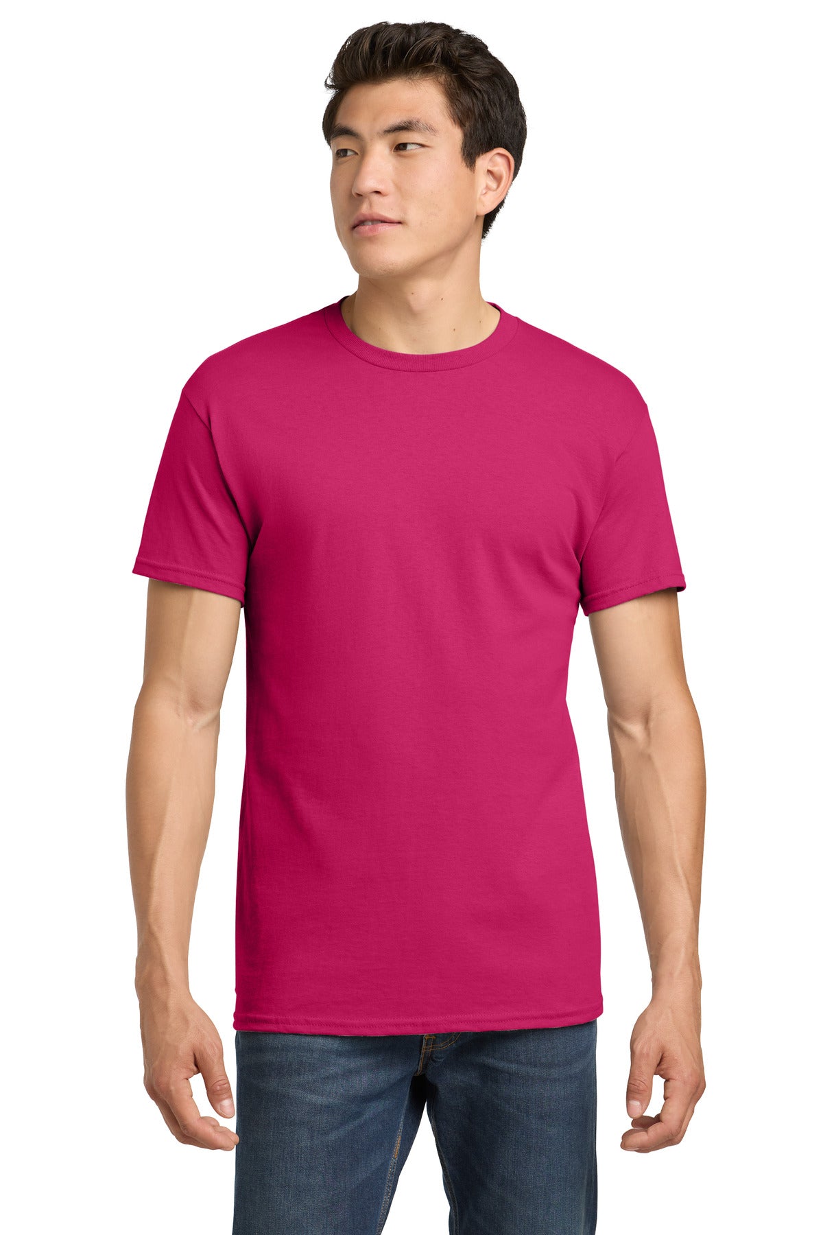 Gildan - Heavy Cotton 100% Cotton T-Shirt. 5000 - Heliconia - front