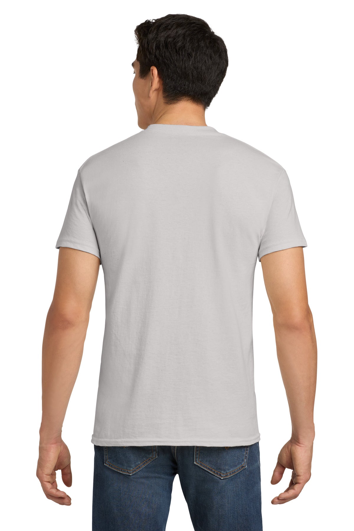 Gildan - Heavy Cotton 100% Cotton T-Shirt. 5000 - Ice Grey - back