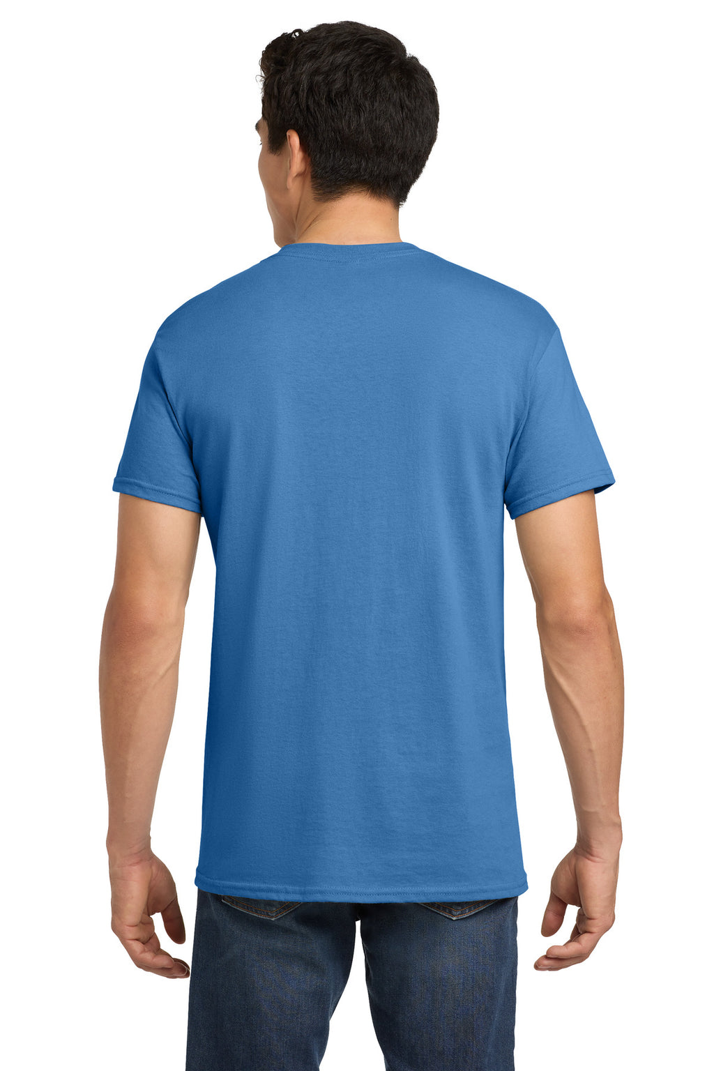 Gildan - Heavy Cotton 100% Cotton T-Shirt. 5000 - Iris - back