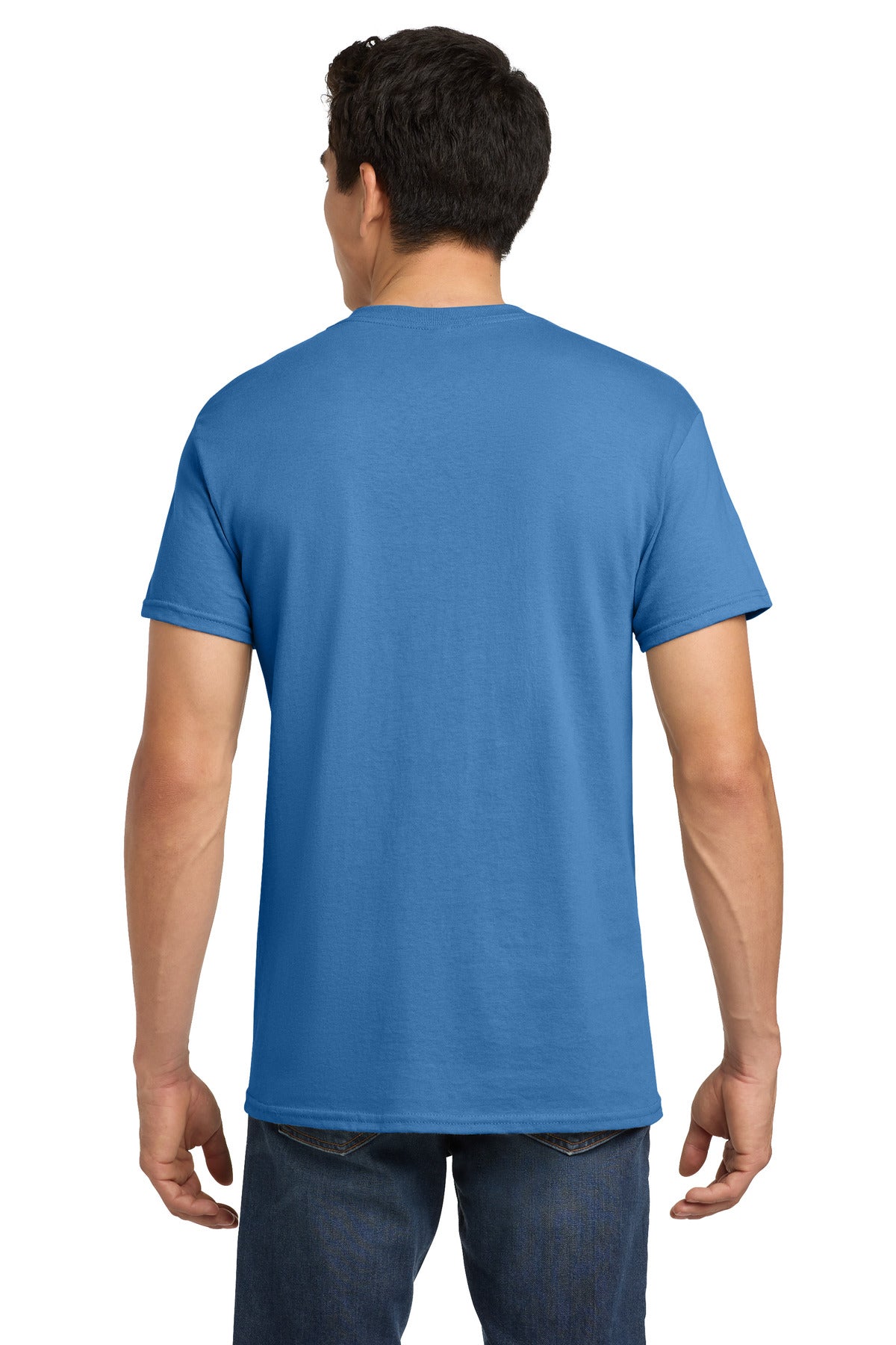 Gildan - Heavy Cotton 100% Cotton T-Shirt. 5000 - Iris - back