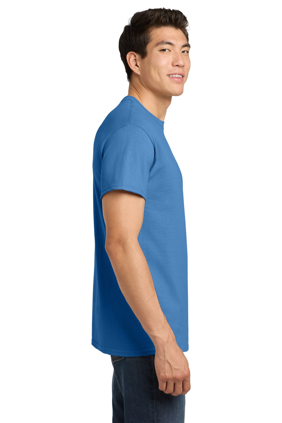 Gildan - Heavy Cotton 100% Cotton T-Shirt. 5000 - Iris - side