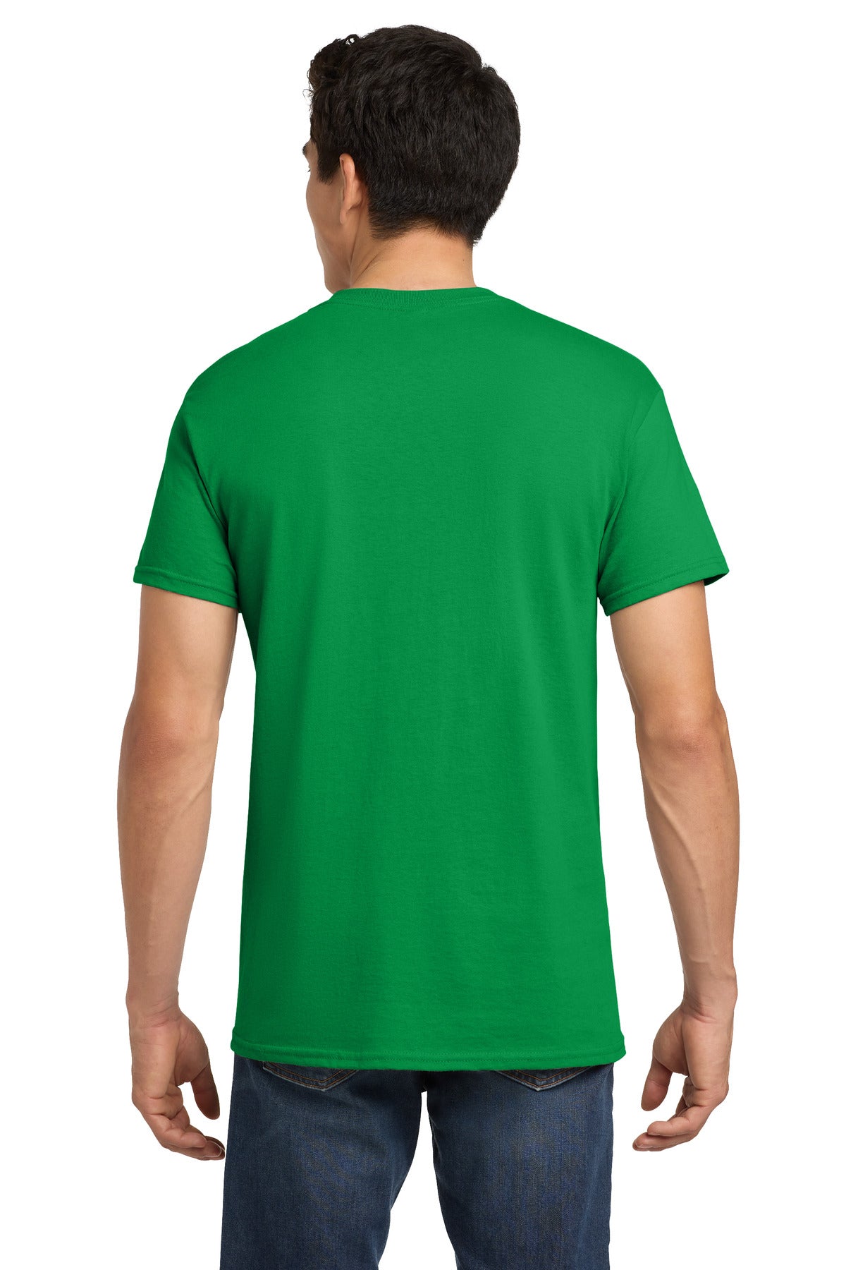 Gildan - Heavy Cotton 100% Cotton T-Shirt. 5000 - Irish Green - back