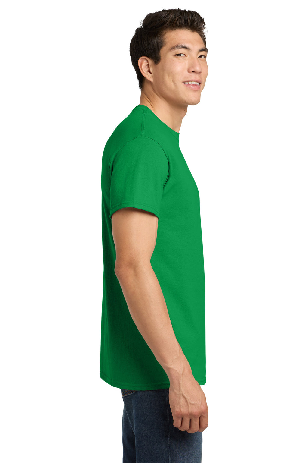 Gildan - Heavy Cotton 100% Cotton T-Shirt. 5000 - Irish Green - side