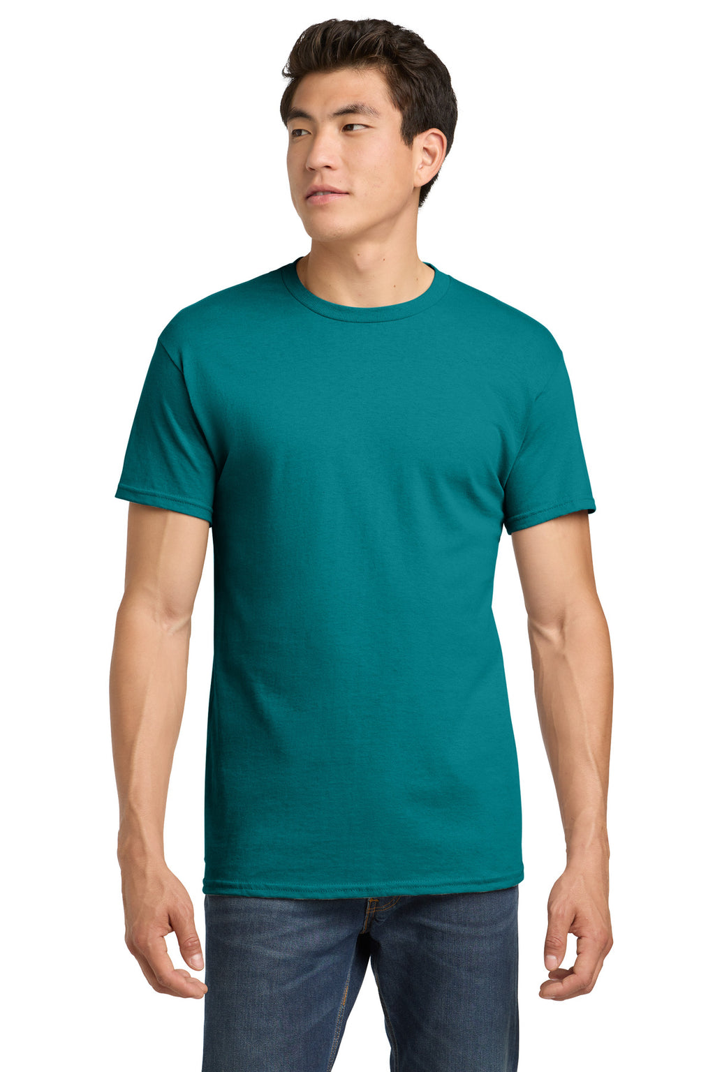 Gildan - Heavy Cotton 100% Cotton T-Shirt. 5000 - Jade Dome - front