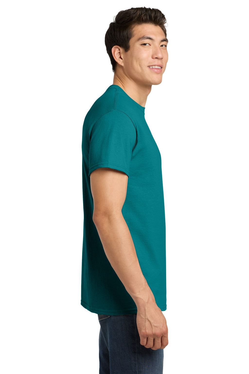 Gildan - Heavy Cotton 100% Cotton T-Shirt. 5000 - Jade Dome - side