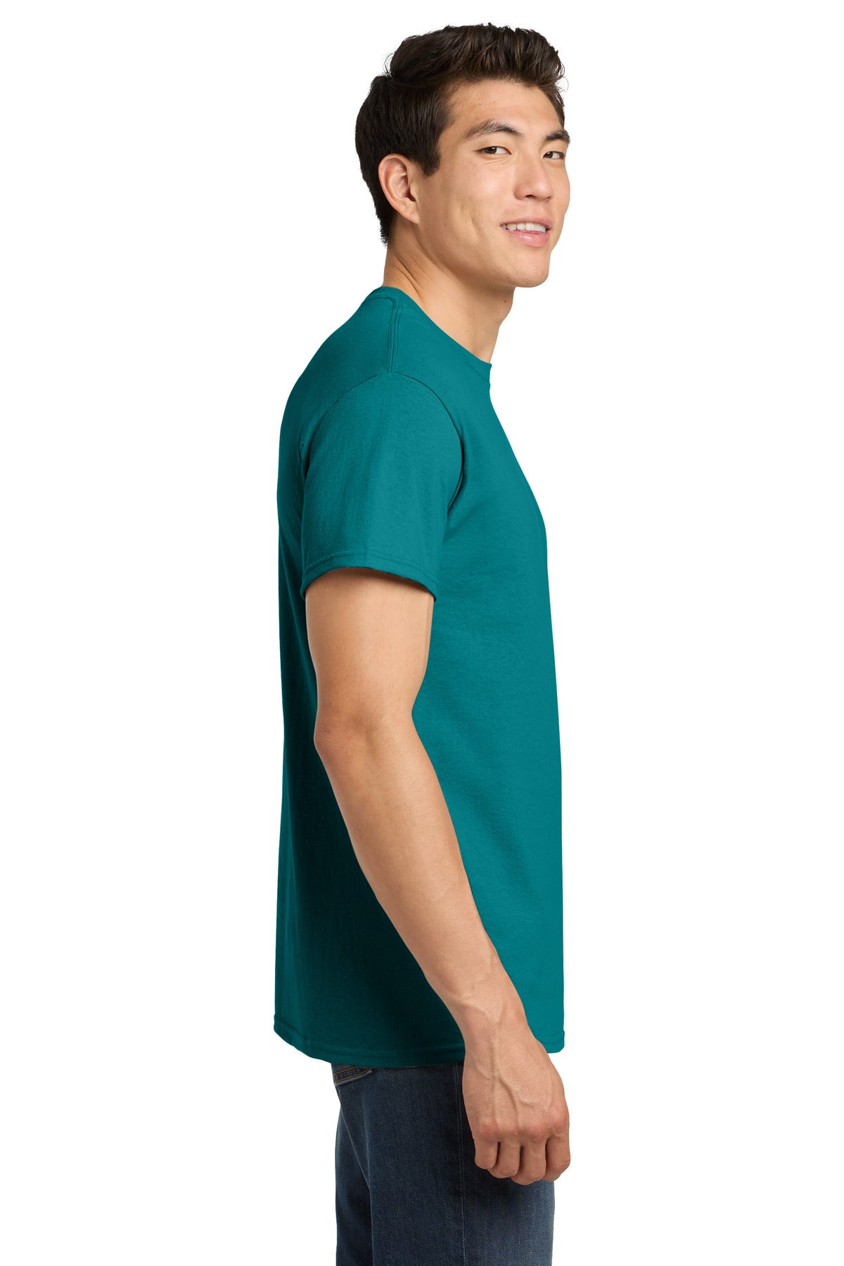 Gildan - Heavy Cotton 100% Cotton T-Shirt. 5000 - Jade Dome - side