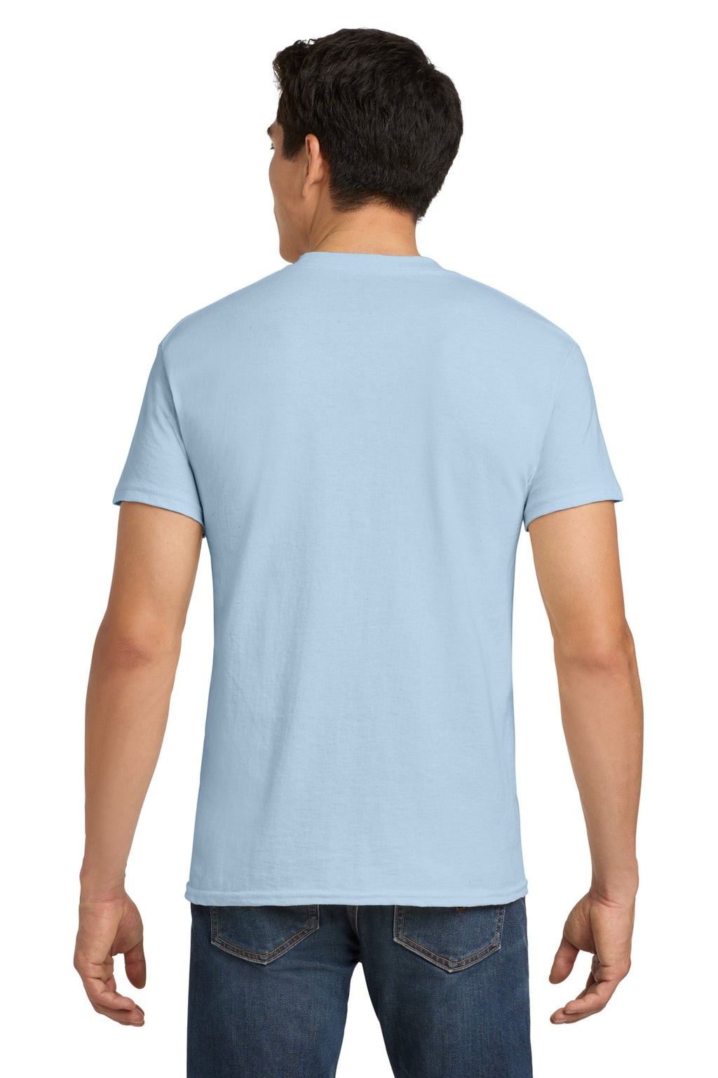 Gildan - Heavy Cotton 100% Cotton T-Shirt. 5000 - Light Blue - back
