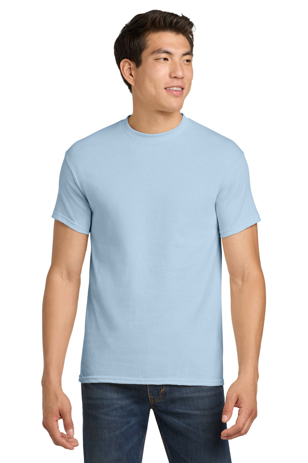Gildan - Heavy Cotton 100% Cotton T-Shirt. 5000 - Light Blue - front