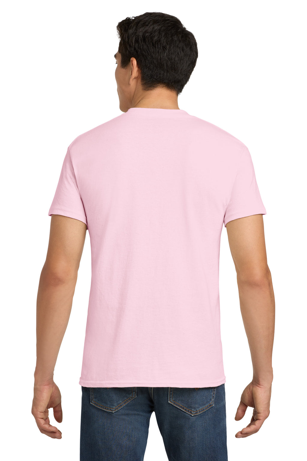 Gildan - Heavy Cotton 100% Cotton T-Shirt. 5000 - Light Pink - back