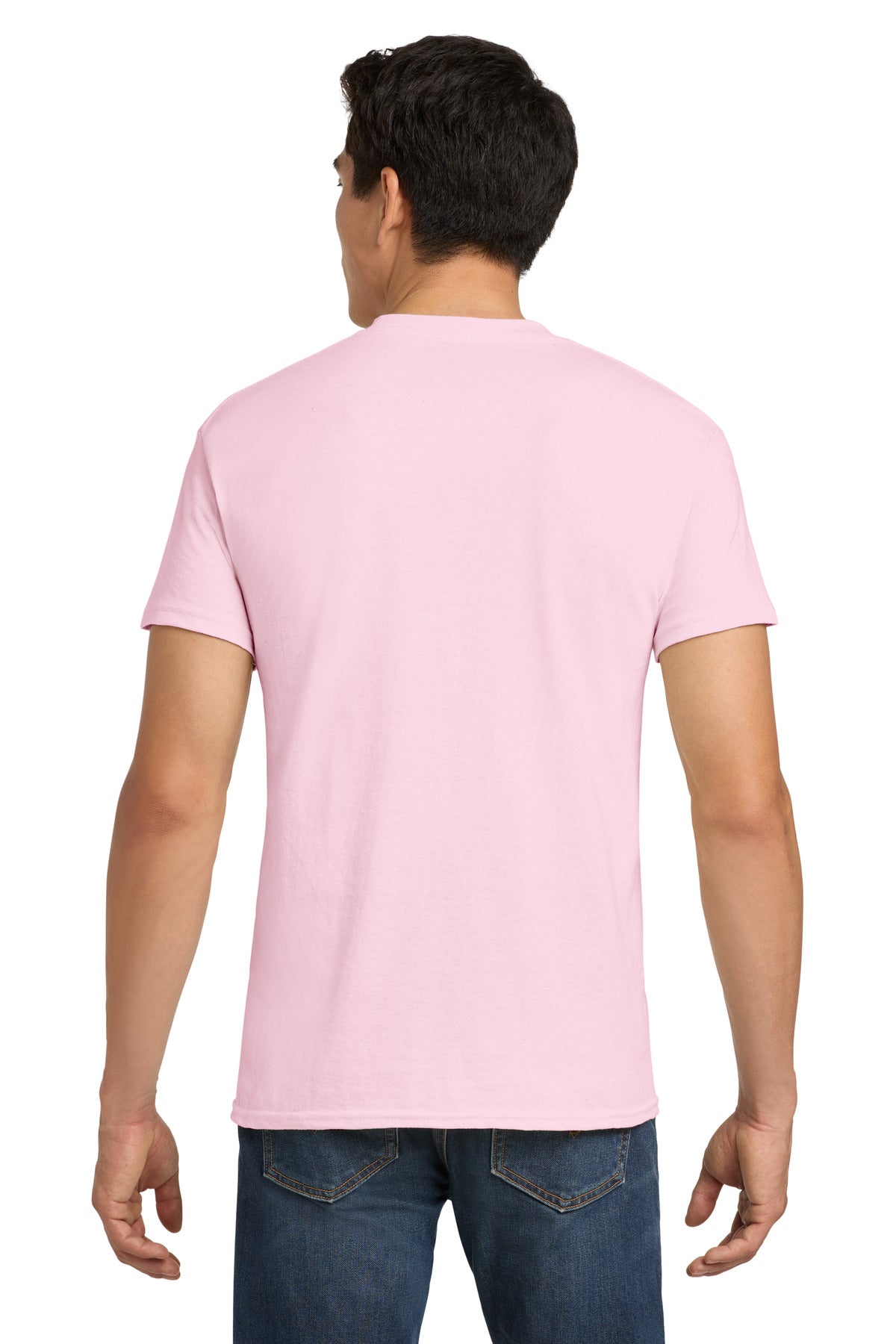 Gildan - Heavy Cotton 100% Cotton T-Shirt. 5000 - Light Pink - back