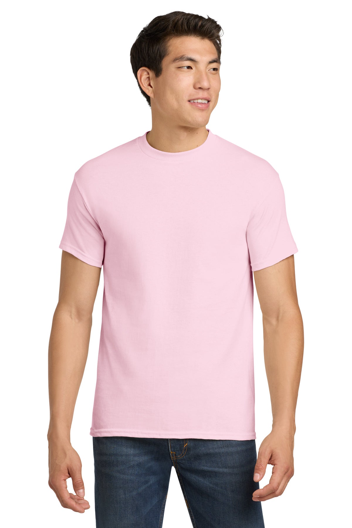 Gildan - Heavy Cotton 100% Cotton T-Shirt. 5000 - Light Pink - front